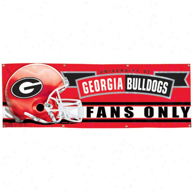 Georgia Bulldogs 2x6 Vinyl Banner