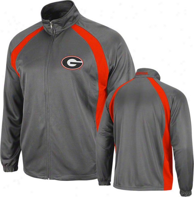 Georgia Bulldogs Charcoal Rival Full-zip Jacket