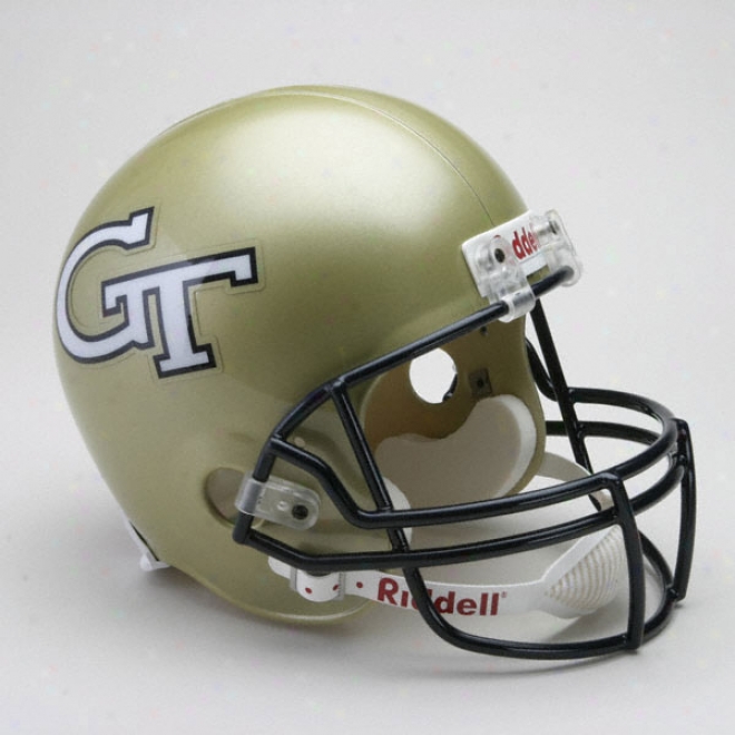 Georgia Tech Yellow Jackets Deluxe Replica Riddell Helmet