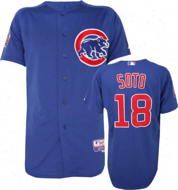 Geovany Soto Majesstic Alternate Authentic Onfield Cool Base Chicago Cubs Jersey