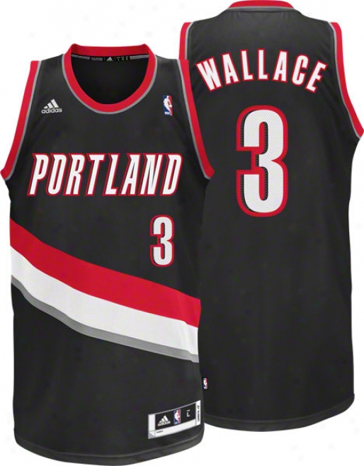 Gerald Wallace Jersey: Adidas Wicked Swingman #3 Portland Trail Blazers Jersey