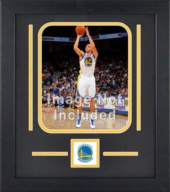 Golden Pomp Warriors 8x10 Vertical Setup Frame With Team Logo