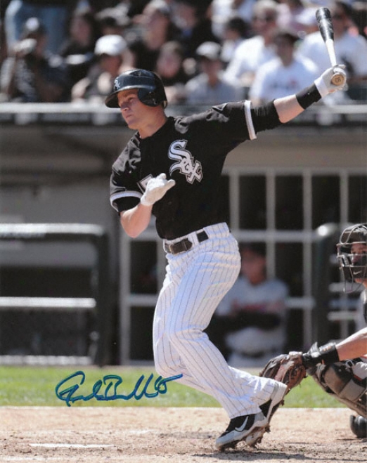 Gordon Beckham Chicago White Sox Autographed 8x10 Photograph