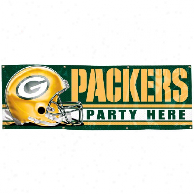 Green Bay Packers 2x6 Vinyl Banner