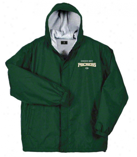 Green Bay Packers Jacket: Greeen Reebok Legafy Jacket