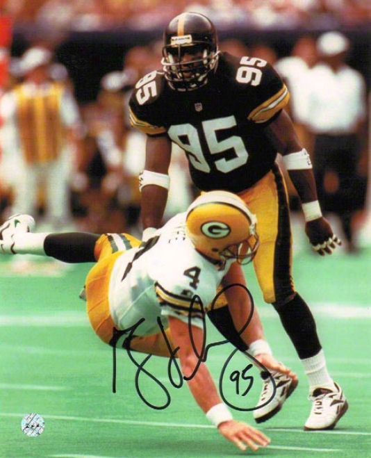 Greg Lloyd Pittsburgh Steelers Autographed 8x10 Photograph