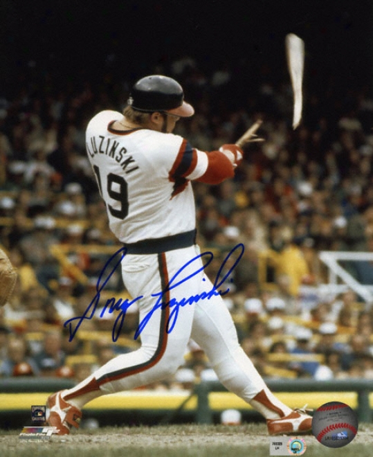 Greg Luzinski Chicago Happy Sox Autographed 8x10 Photograph