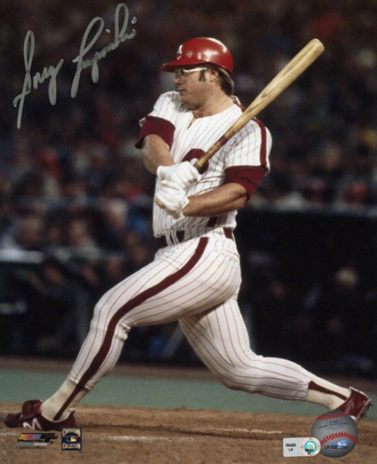 Greg Luzinski Philadelphia Phillies Autographed 8x10 Photograph