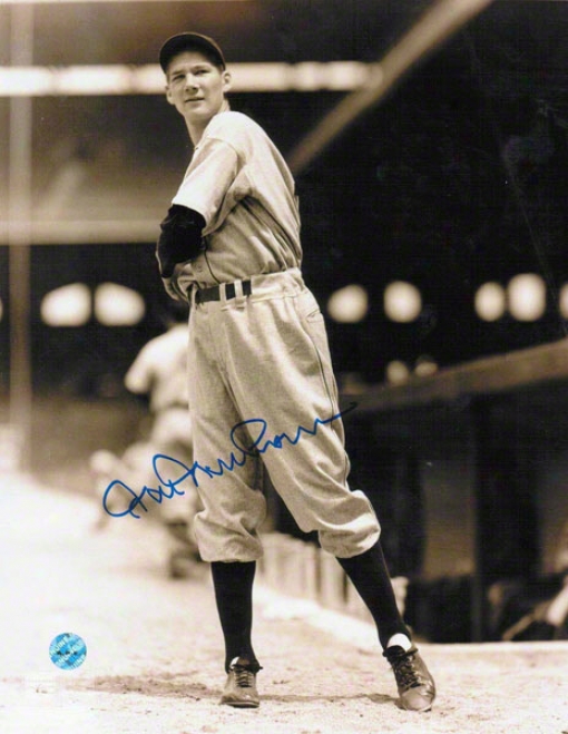 Hal Newhouser Detroit Tigers Autographed 8x10 Photo FollowT hrough