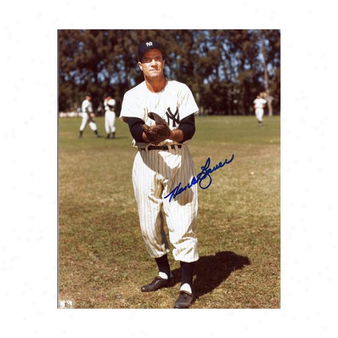 Hank Bauer Autographed New Yoro Yankees 8x10 Photo