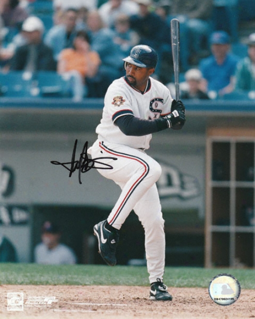 Harold Baines Autographed Photograph - Chicago White Sox Signed 8x10 Picture