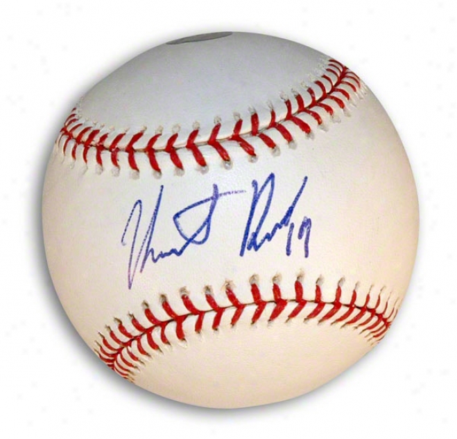 Heath Bell Autographed Mlb Baseball