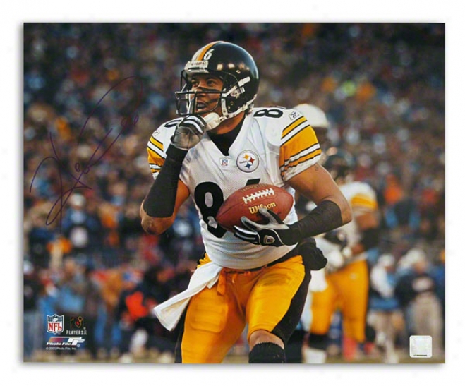 Hines Ward Autographed Pittsburgh Steelers 16x20 Photo