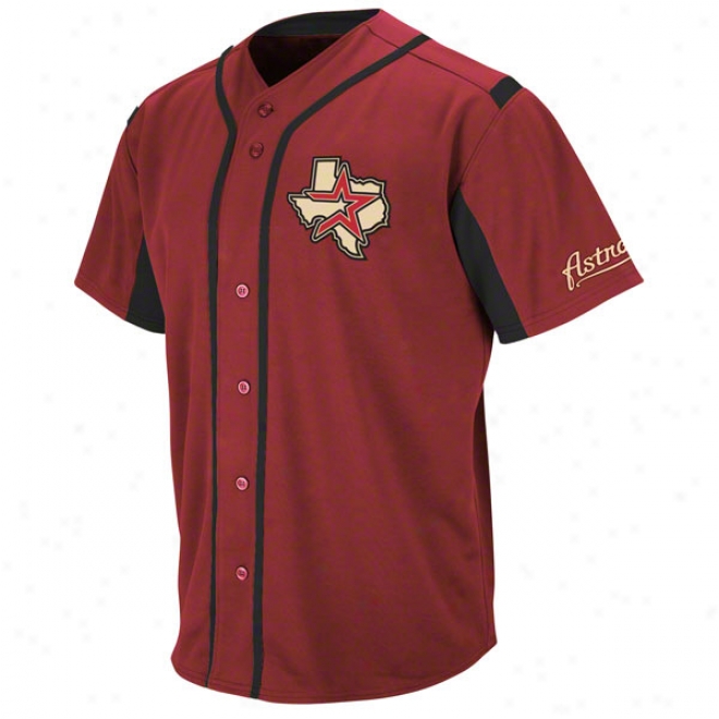 Houston Astros Crimson Wind-up Jersey