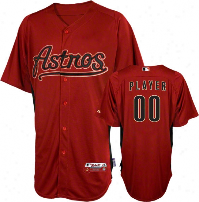 Housto Astros Jersey: Any Player Authentic Brick On-field Batting Practice Jersey