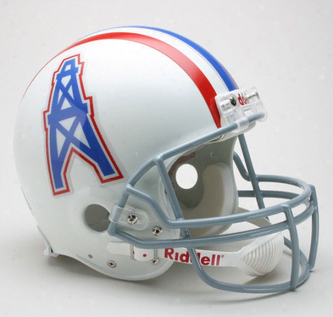 Houston Oilers 1975-1980 Authentic Pro Line Riddell Throwback Full Size Helmet