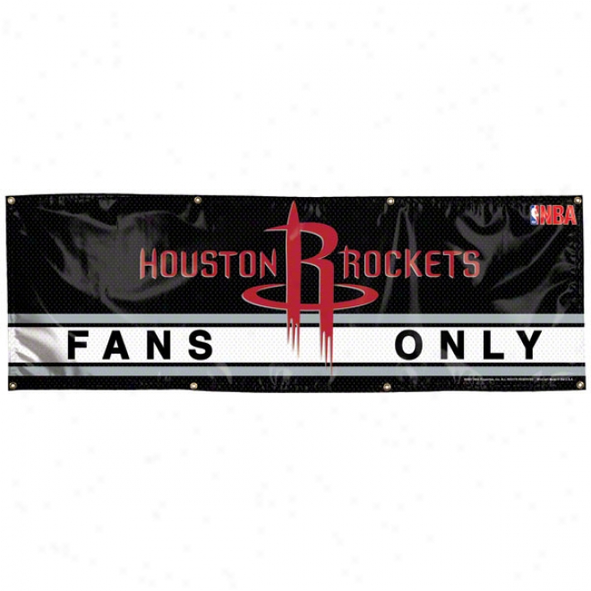 Houston Rockets 2x6 Vinyl Banner