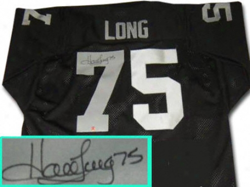 Howie Long Oakland Raiders Autographed Throwback Black Jersey