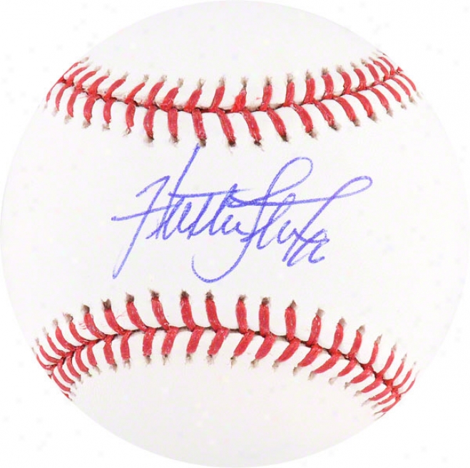 Huston Street Autographed Mlb Baseball  Details: Colorado Rockies