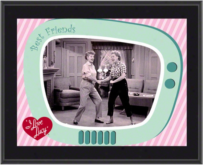 I Love Lucy - Friendship - Sublimated 10x13 Plaque