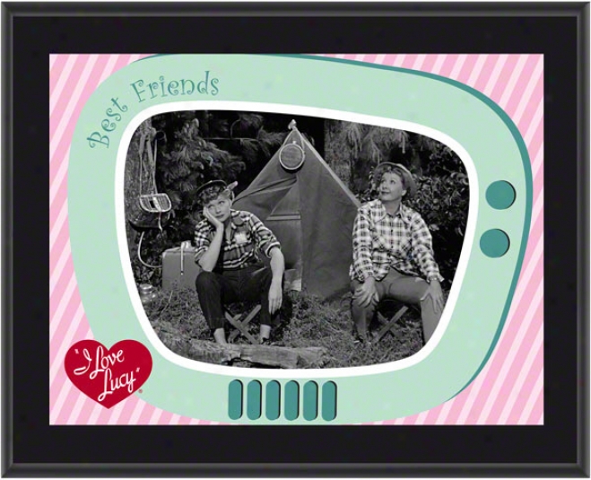 I Love Lucy - The Camping Trip - Sublimated 10x13 Plaque