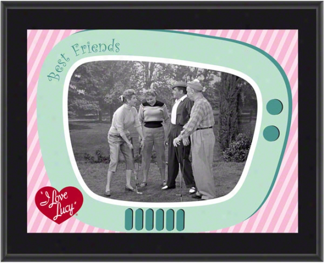 I Love Lucy - The Golf Game - Subljmated 10x13 Plaque
