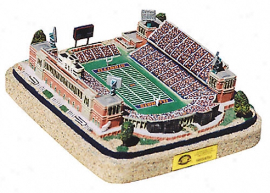 Illinois Fighting Illini Memorial Stadium Replica - Gold Series