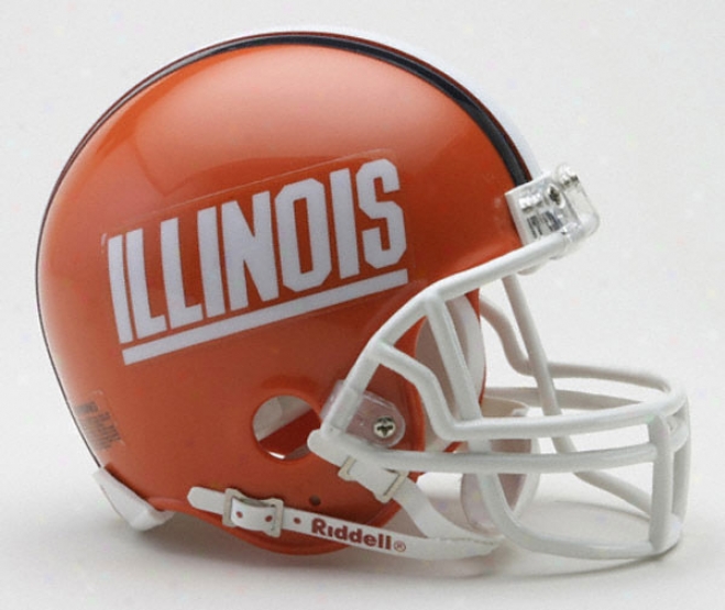 Illinois Fighting Illini Riddell Mini Helmet