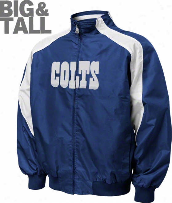 Indianapolis Colts Full & Tall Textured Full-zip Jacket