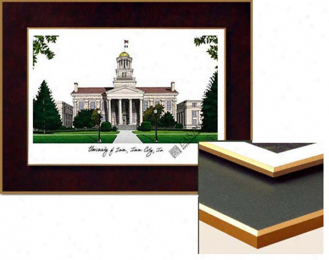 Iowa Hawkeyes Collgiate Laminated Lithograph