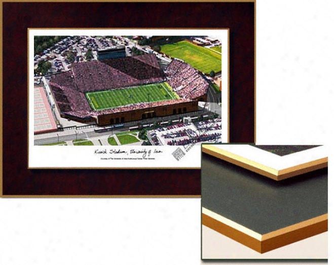 Iowa Hawkeyes Stadium Collegiate Laminated Lithograph