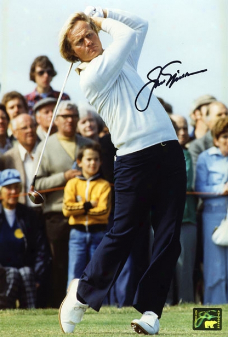 Jack Nicklaus Autographsd Photograph  Details: Masters, 8x10