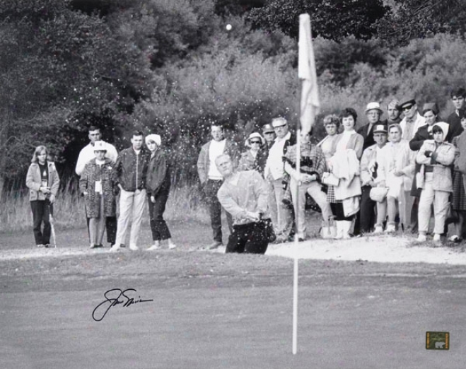 Jack Nicklaus Autographed Photograph  Details: Up & Down 1968 Pro Am, 16x20