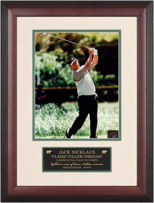 Jack Nicklaus Classic Moments #8 FramedP hotograph