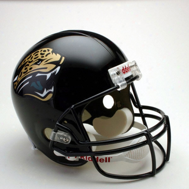 Jacksonville Jaguars Deluxe Replica Riddell Full Size Helmet