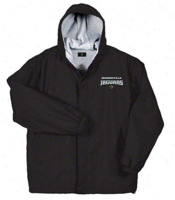 Jacksonville Jaguars Jacket: Black Reebok Legacy Jacket