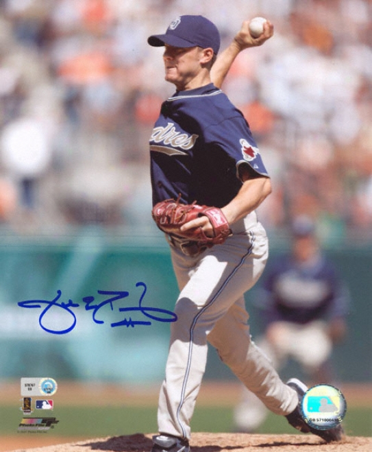 Jale Peavy San Diego Padres - The Pitch - Autographed 8x10 Photograph