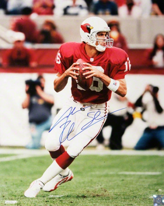 Jake Plummer Arizona Cardinals - Droppiny Back - 16x20 Autographed Photograph