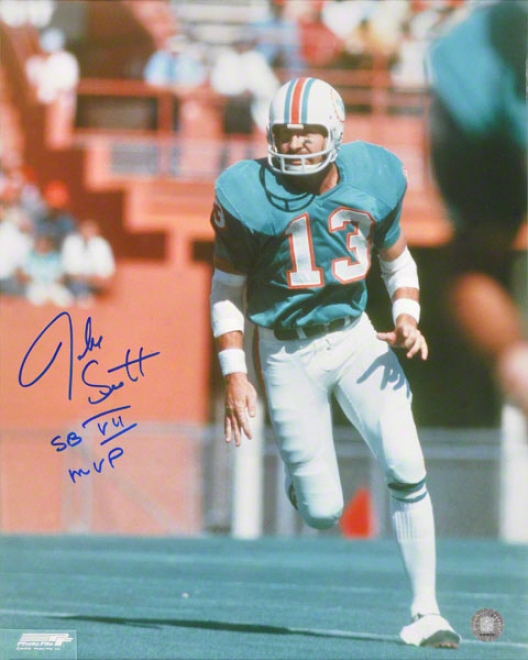 Jake Scott Autographed 16x20 Photograph  Details: Miami Dolphins, With &quotmvp Sb Vii&quot Inscription