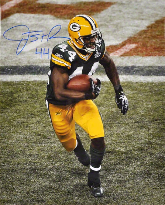 aJmes Starks Autographed 16x20 Photograph  Details: Green Bay Packers, Ball In One Agency