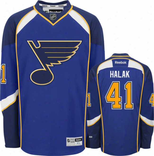 Jaroslak Halak St. Louis Blues #41 Reebok Premier Nhl Jersey