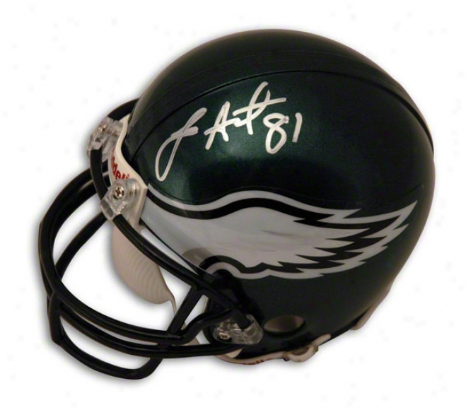 Jason Avant Autograpued Philadelphia Eagles Mini Helmet