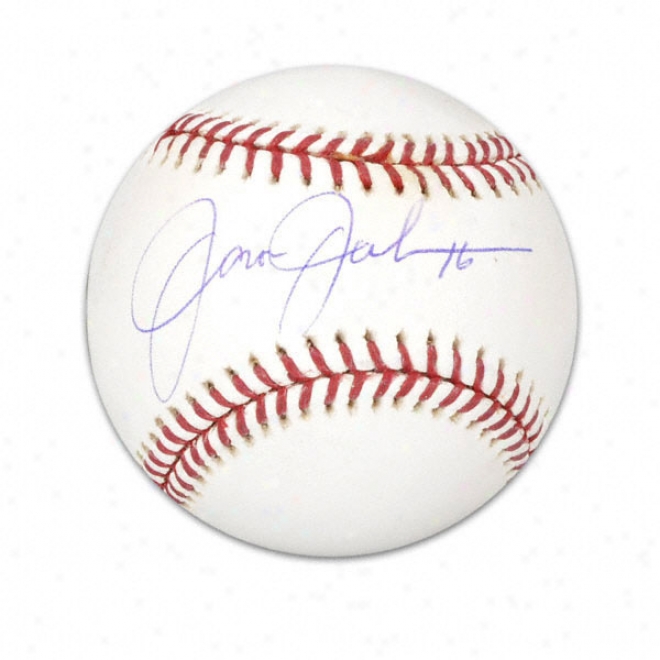 Jason Johnson Autographed Baseball
