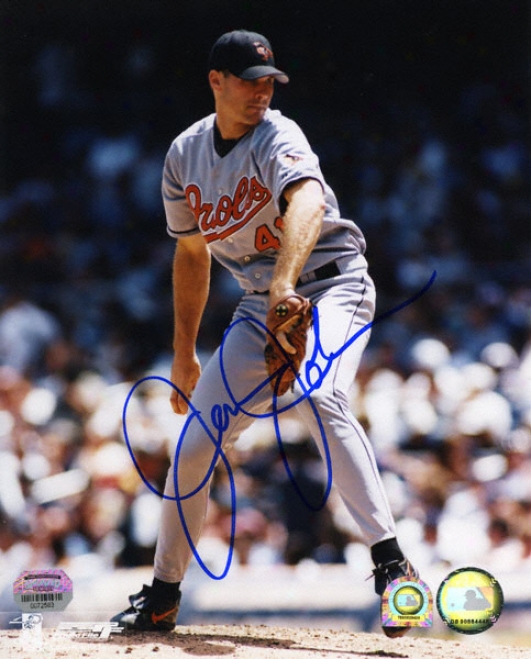 Jason Johneon Baltimore Orioles 8x10 Autographed Photograph