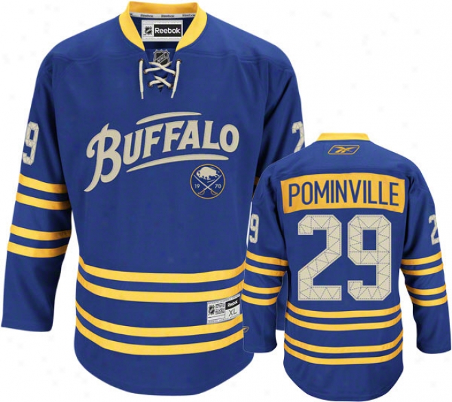 Jason Pomibville Jersey: Reebok Alternate #29 Buffalo Sabres Premier Jersey