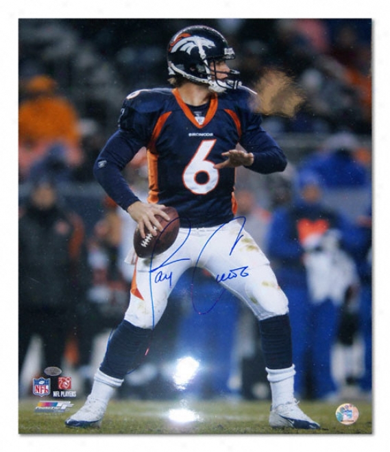 Jay Cutler Denver Broncos Autographed 16x20 Photogaph