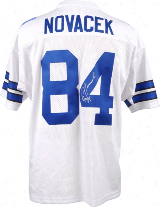 Jay Novacek Autogdaphed Jersey  Details: Dallas Cowboys, Custom