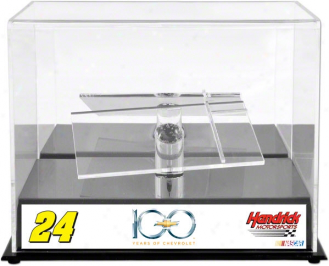 Jeff Gordon 1/24th Die Cast Display Case  Details: Chevrolet 100th Anniversary, Witth Platform