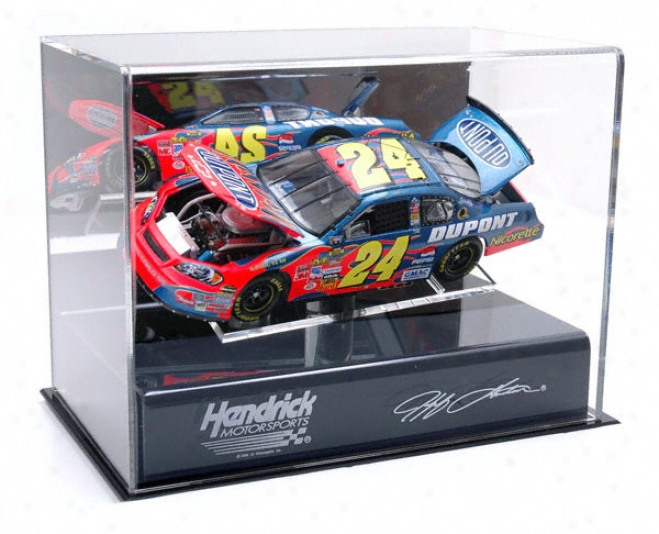 Jeff Gordon 1/24th Die Cast Display Case With Platform