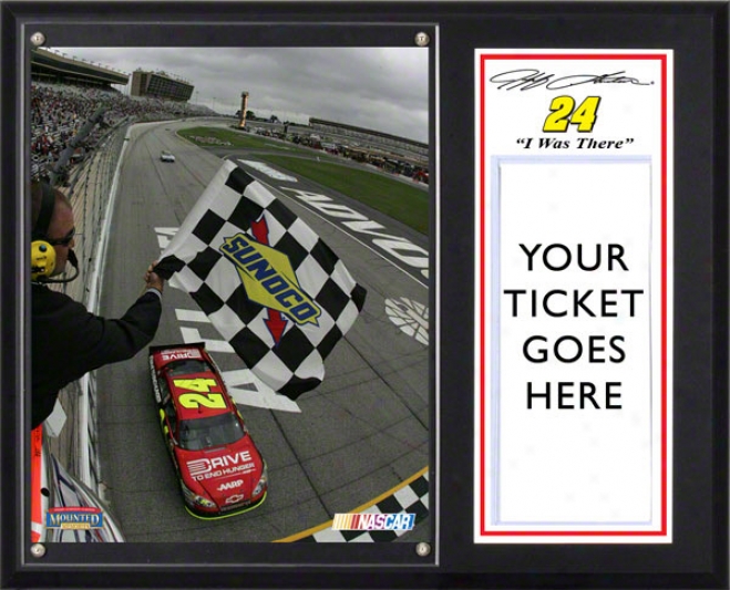 Jeff Gordon Sublimated 12x15 Plaque  Detzils: 2011 Advocare 500 At Atlanta Motor Speedway, &quoti Was There&quot